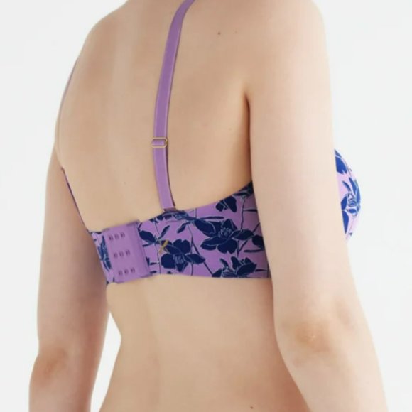 Knix Limited Edition WingWoman Contour Bra in Violet Magnolia, Size‎ 3XL - Picture 2 of 6